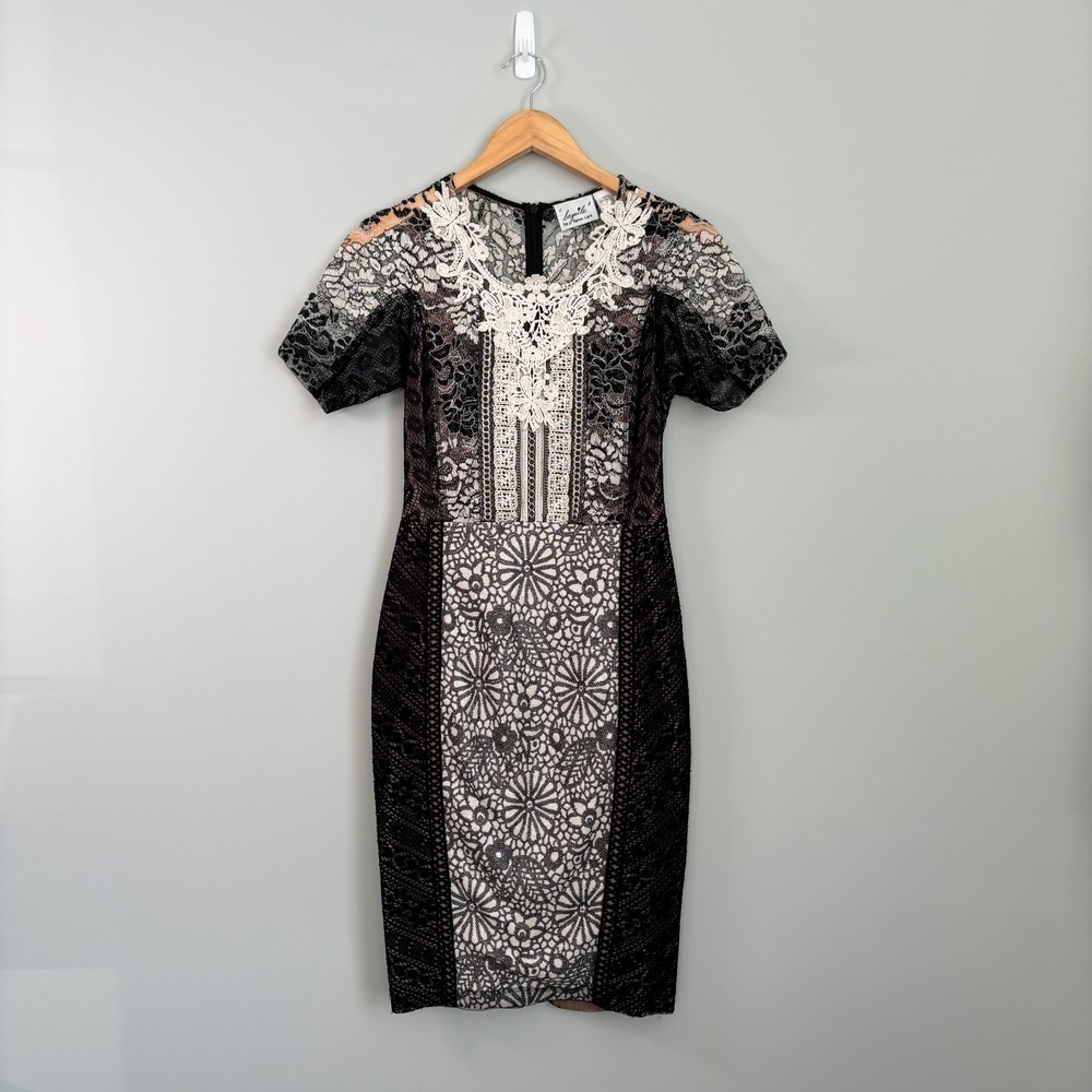 Anthropologie Beguile Byron Lars Size 0 Dress Sequins Cocktail Wedding Guest - Picture 3 of 16